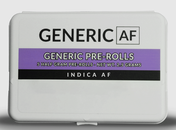 5 PACK PRE-ROLLS - INDICA AF