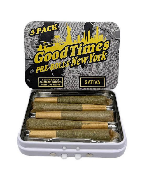 5 PACK INFUSED PRE-ROLL - SOUR SKITTLES