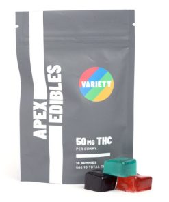 Apex Edibles – 500mg THC Gummies