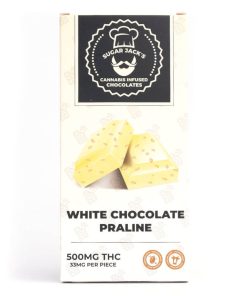 Sugar Jack’s – 500mg THC Chocolate Bars - White Chocolate & Praline